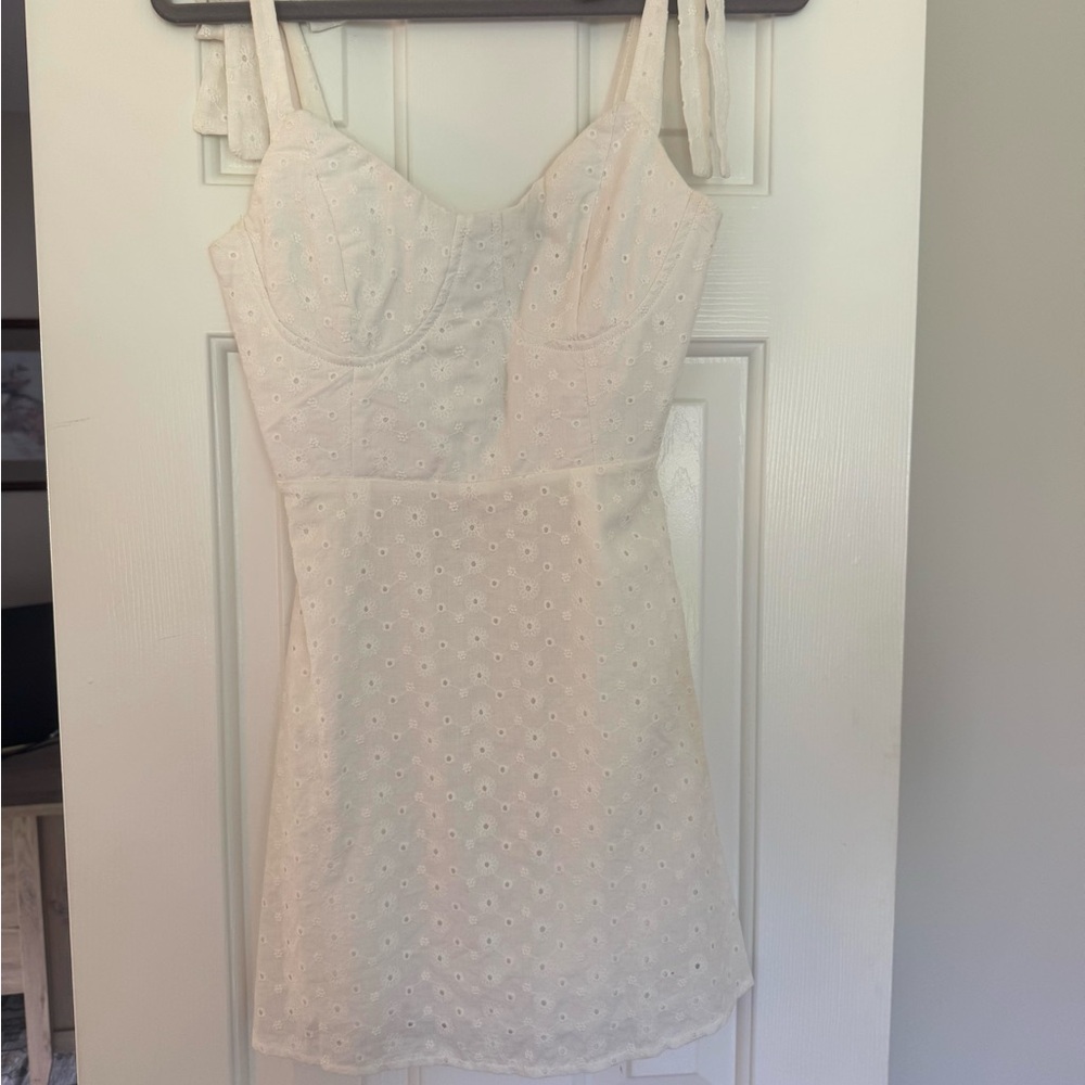 Hello Molly White Mini Dress